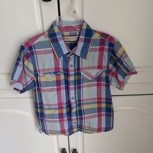 Boys Short Sleeve Dress Shirt